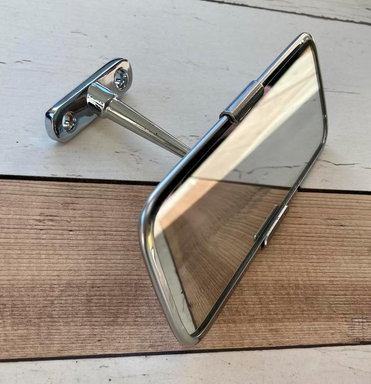 Chrome oldtimer binnenspiegel, Auto diversen, Auto-accessoires, Nieuw, Ophalen of Verzenden