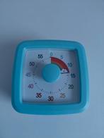 Leuke blauwe timer met regenboog time structuur visueel, Ophalen of Verzenden, Nieuw