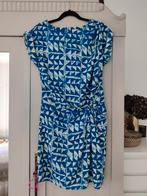 Prachtige aparte blauw witte jurk Louche maat S als nieuw, Blauw, Ophalen of Verzenden, Zo goed als nieuw, Maat 36 (S)
