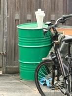 Olie vat 200liter eventueel met cycloon, Tuin en Terras, Vuurkorven, Ophalen, Zo goed als nieuw