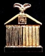 Rolls Royce radiator pin- goudkleur, Verzamelen, Speldjes, Pins en Buttons, Verzenden, Nieuw, Transport, Speldje of Pin