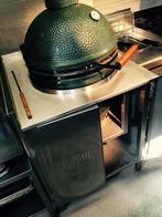 Ombouw tafel Big Green Egg BBQ - RVS formaat large, Ophalen, Zo goed als nieuw