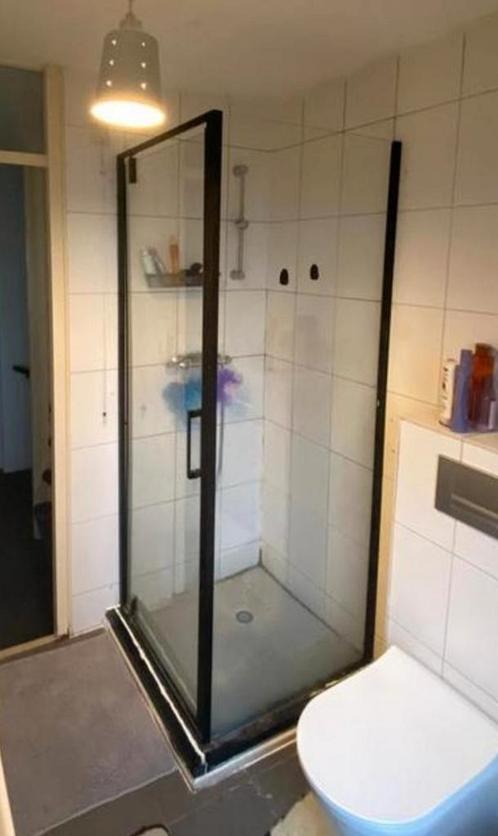 Douchecabine Zwart (80x80x200cm), Huis en Inrichting, Badkamer | Complete badkamers, Zo goed als nieuw, Ophalen