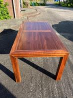 Klassiek massief notenhouten eettafel 198x96, Ophalen, Gebruikt, 50 tot 100 cm, Vijf personen of meer