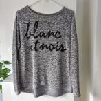 Leuk shirt met print opdruk maat S koopje nu, Kleding | Dames, T-shirts, Ophalen of Verzenden, Lange mouw, Maat 36 (S), Grijs