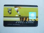 Seizoenkaart  Vitesse.  2001/2002.   Oranje achterkant, Verzamelen, Sportartikelen en Voetbal, Ophalen of Verzenden, Gebruikt