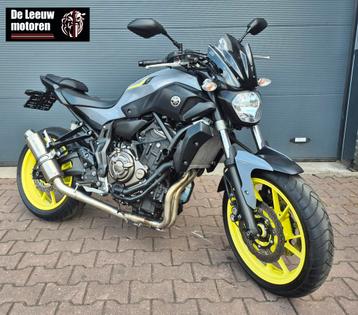YAMAHA MT07 | 6 MNDN GARANTIE | A2 MOGELIJK | STORM UITLAAT beschikbaar voor biedingen