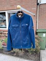 Gevoerd vest/jas, Maat 52/54 (L), Blauw, Ophalen of Verzenden, Gedragen