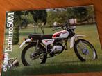 YAMAHA DT 50 MX DT50 ENDURO FOLDER BROCHURE NIEUWSTAAT, Ophalen of Verzenden, Zo goed als nieuw