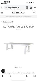 Keijser & Co Eettafel Big Top, Ophalen, 100 tot 150 cm, 200 cm of meer, Zo goed als nieuw