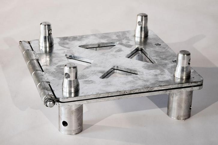 Truss Scharnierplaat / Bookcorner, Muziek en Instrumenten, Licht en Laser, Zo goed als nieuw, Overige typen, Ophalen of Verzenden