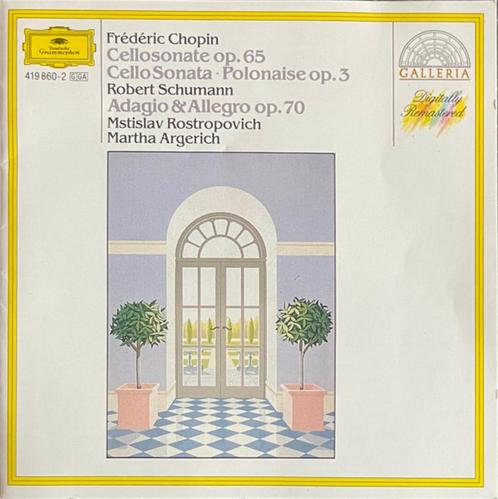 Frédéric Chopin / Robert Schumann - Mstislav Rostropovich, M, Cd's en Dvd's, Cd's | Klassiek, Gebruikt, Kamermuziek, Romantiek