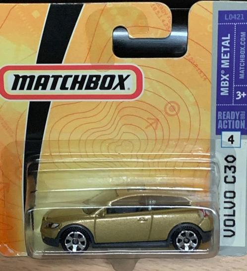 Volvo. C30 in brons met. Matchbox 1:61 / nieuw in blister ., Hobby en Vrije tijd, Modelauto's | Overige schalen, Nieuw, Auto, Ophalen of Verzenden