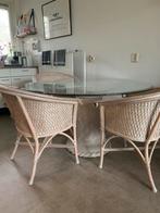 Mooie eethoek met 4 stoelen, Huis en Inrichting, Complete eetkamers, Ophalen, Zo goed als nieuw, 4 tot 6 stoelen