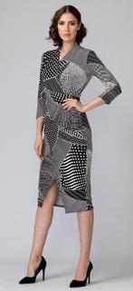 Joseph Ribkoff prachtig gekleurde chique jurk mt 40 valt 42, Kleding | Dames, Jurken, Overige kleuren, ., Maat 42/44 (L), Joseph Ribkoff
