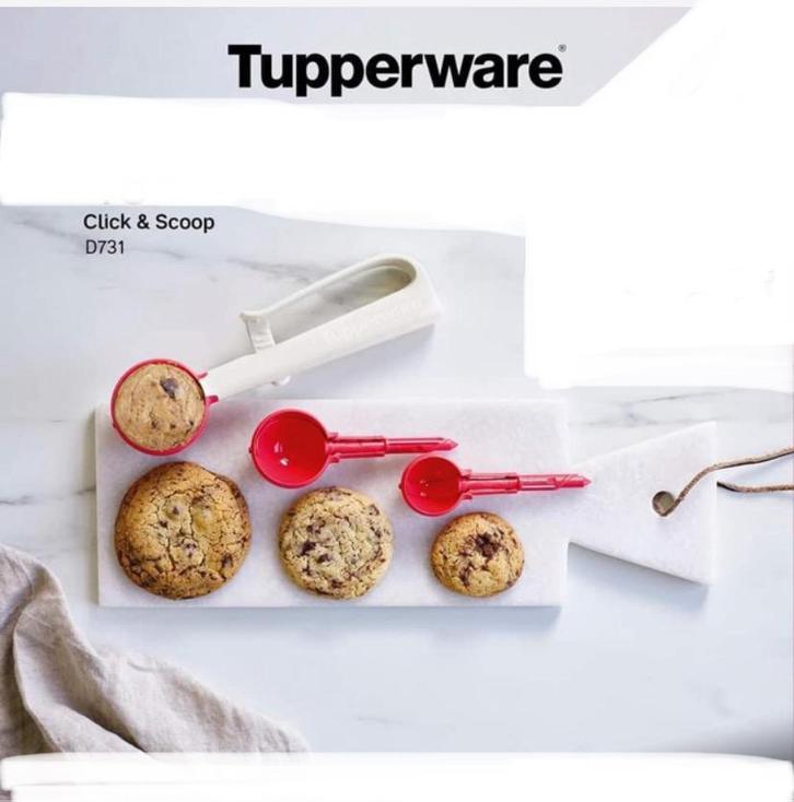Tupperware Click ‘N Scoop / Maatlepels, Huis en Inrichting, Keuken | Tupperware, Nieuw, Overige typen, Ophalen of Verzenden