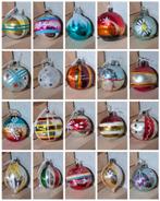 Oude antiek vintage kerstballen bewerkt gekleurd, Diversen, N, Ophalen of Verzenden, N, N