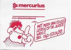 So58 sticker mercurius nvv dienstenbond, Verzamelen, Ophalen of Verzenden, Zo goed als nieuw, Overige typen