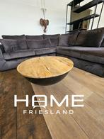 Ronde salon tafel met opbergruimte, Ophalen of Verzenden, Zo goed als nieuw