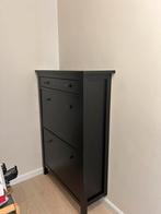 Te koop: IKEA Hemnes schoenenkast – zwart – €90, Ophalen of Verzenden
