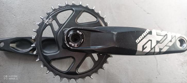 MTB onderdelen Sram & Shimano, Fietsen en Brommers, Fietsonderdelen, Gebruikt, Mountainbike, Crankstel of Pedalen, Ophalen of Verzenden