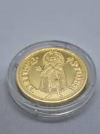 Gouden Florijn Replica - Zilver 925 Verguld, Ophalen of Verzenden, Losse munt, Goud