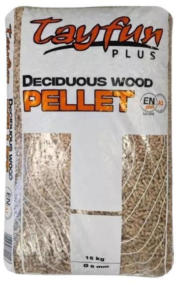 Houtpellets eiken EN+a1 Tayfun plus zak 15kg beschikbaar voor biedingen