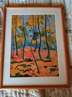 Herbstwald um 1911 - Heinrich Nauen, Antiek en Kunst, Kunst | Schilderijen | Klassiek, Ophalen of Verzenden