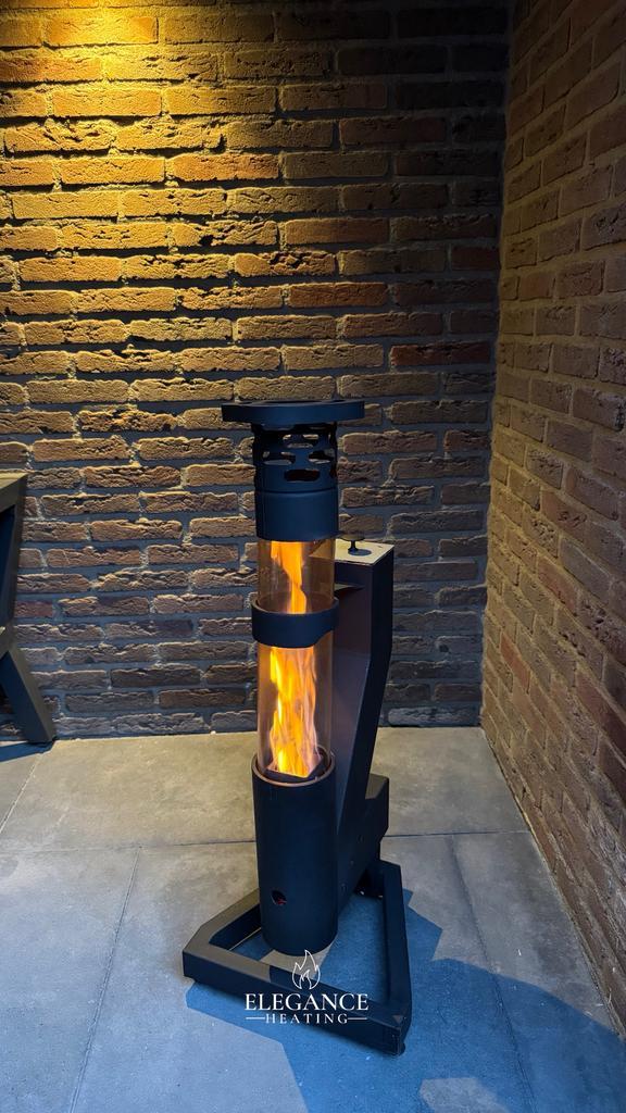 Pelletkachel terrasverwarmer heater veranda pellet kachel, Tuin en Terras, Terrasverwarmers, Nieuw, Vloer, Ophalen of Verzenden