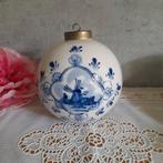 Kerstbal Delfts blauw omvang 35 cm, Ophalen of Verzenden