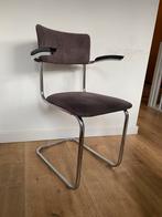 Drie eetkamertafelstoelen buisstoeltjes Gispen, Huis en Inrichting, Ophalen, Gebruikt, Twee, Gispen