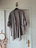 Nieuw Linnen Vest Taupe - Maat L, Kleding | Dames, Ophalen of Verzenden, Nieuw, Maat 42/44 (L), Bruin