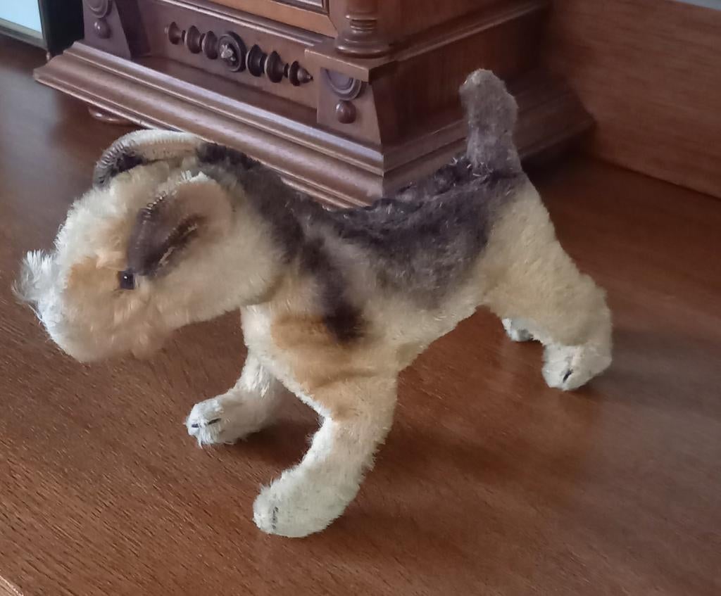 Steiff fox terrier, Ophalen