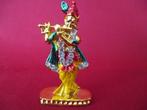 Klein kleurrijk Krishna beeldje, Verzamelen, Religie, Verzenden, Nieuw, Beeld(je), Hindoeïsme