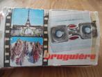 Bruguier oude stereo viewer met kleuren dia's van Lourdes, Ophalen of Verzenden