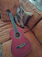 Klassieke gitaar - Rode kleur, Muziek en Instrumenten, Ophalen of Verzenden, Zo goed als nieuw, Klassieke of Spaanse gitaar