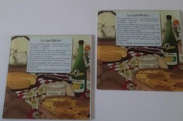 Glazen decoratie te gebruiken bij het maken Tartiflette beschikbaar voor biedingen