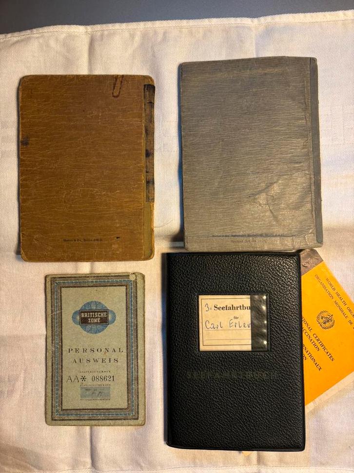 Kriegsmarine soldbuch wehrpass 1 persoon, Verzamelen, Militaria | Tweede Wereldoorlog, Marine, Overige typen, Duitsland, Ophalen of Verzenden