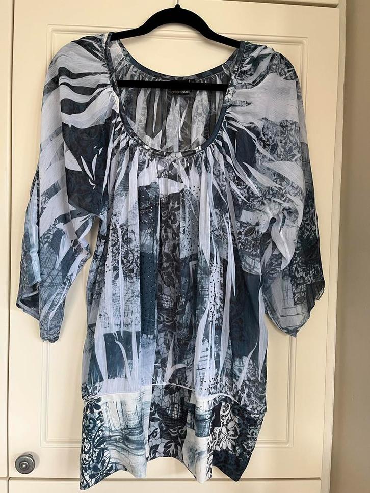 Dreamstar Blouse XL - 3/4 Mouw blauw, Kleding | Dames, Blouses en Tunieken, Gedragen, Maat 46/48 (XL) of groter, Overige kleuren