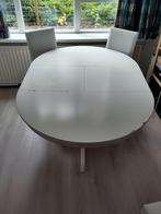 IKEA Rosentorp wit tafel uitschuifbaar, Huis en Inrichting, Ophalen, Gebruikt, 50 tot 100 cm, Kunststof