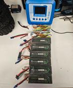 Pulse tec 200 8x lipo accu's 4s, Hobby en Vrije tijd, Modelbouw | Radiografisch | Auto's, Ophalen of Verzenden, Overige schalen
