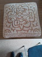 voetenbankje, Huis en Inrichting, Hout, Minder dan 50 cm, Gebruikt, Vierkant