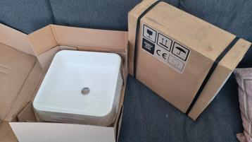 Wasbakken, nieuw  2x, badkamermeubel, wit beschikbaar voor biedingen
