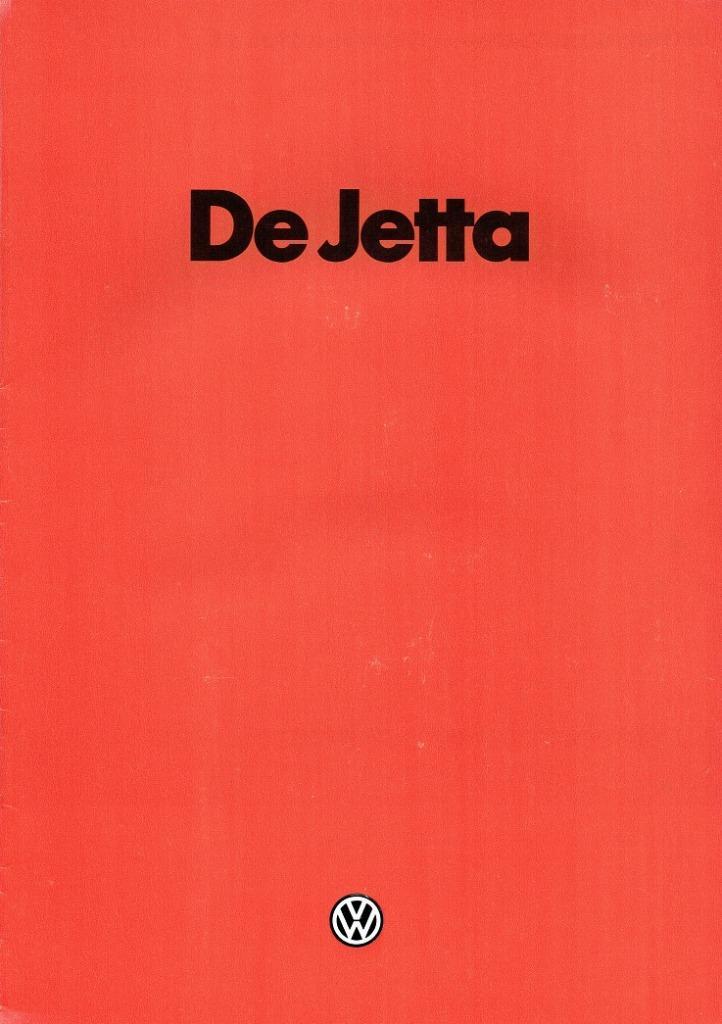 Folder Volkswagen Jetta (1981), Boeken, Auto's | Folders en Tijdschriften, Gelezen, Volkswagen, Verzenden