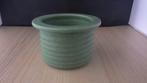 mooie retro groene bloempot, Ophalen of Verzenden, Overige typen