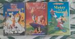 Bundel van 3 vintage Disney VHS banden, Alle leeftijden, Ophalen of Verzenden, Zo goed als nieuw