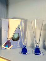 Piramideglazen Star Trek blauw Cristal d'Arques Boutique, Antiek en Kunst, Ophalen of Verzenden