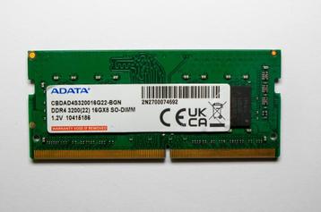 Sodimm ADATA Premier 16GB (1x16GB) DDR4 3200MHz CL22  beschikbaar voor biedingen