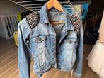 Spijkerjasje met studs, Blauw, Zara, Ophalen of Verzenden, Maat 36 (S)