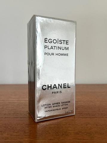 Chanel Egoiste Platinum 100ml after shave oude formule beschikbaar voor biedingen